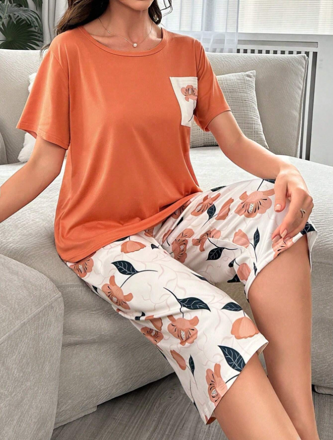 Women Summer Pajama Set