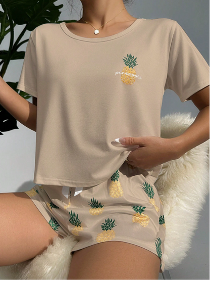 Pineapple Pajama Set