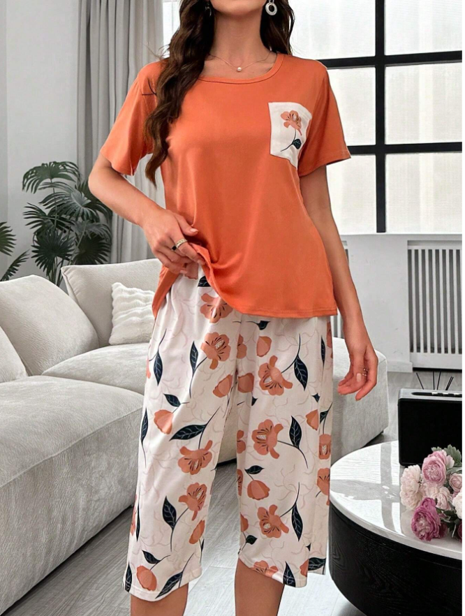 Women Summer Pajama Set