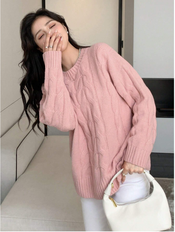 Women Sweater Pink