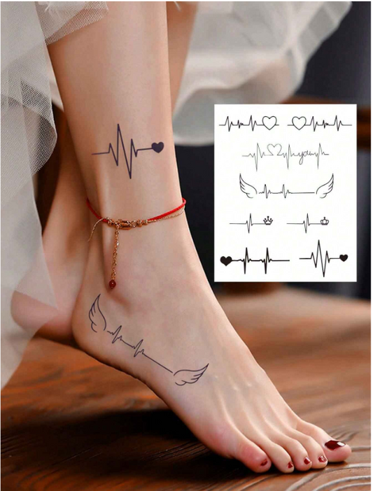 1pc Temporary Tattoo Sticker Set