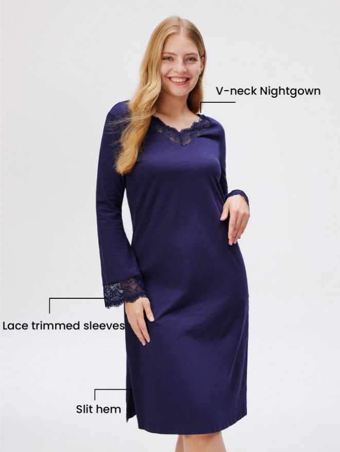 Long Sleeve Nightgown