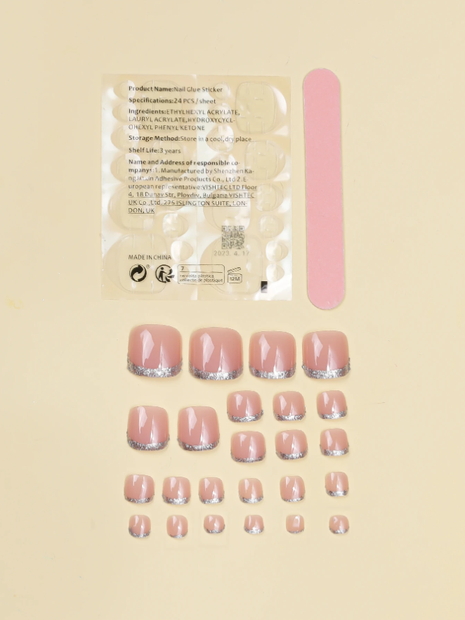 Glamour Toes French Manicure Set