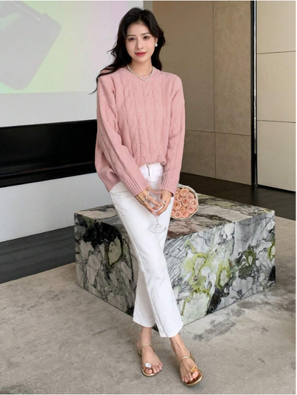 Women Sweater Pink